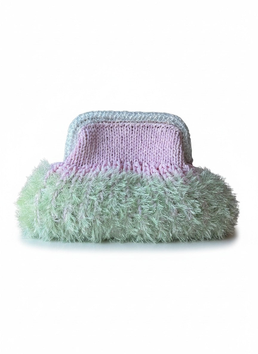 Pochette Tuy - Vert/Bleu