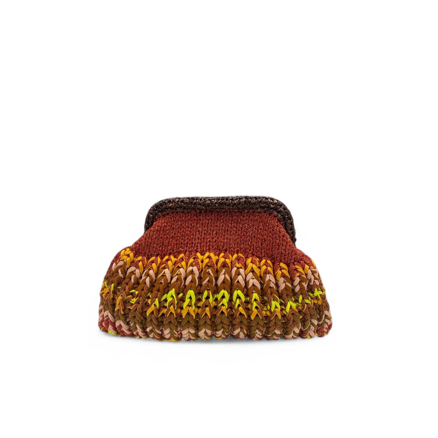 SIS CLUCH - RED/BROWN