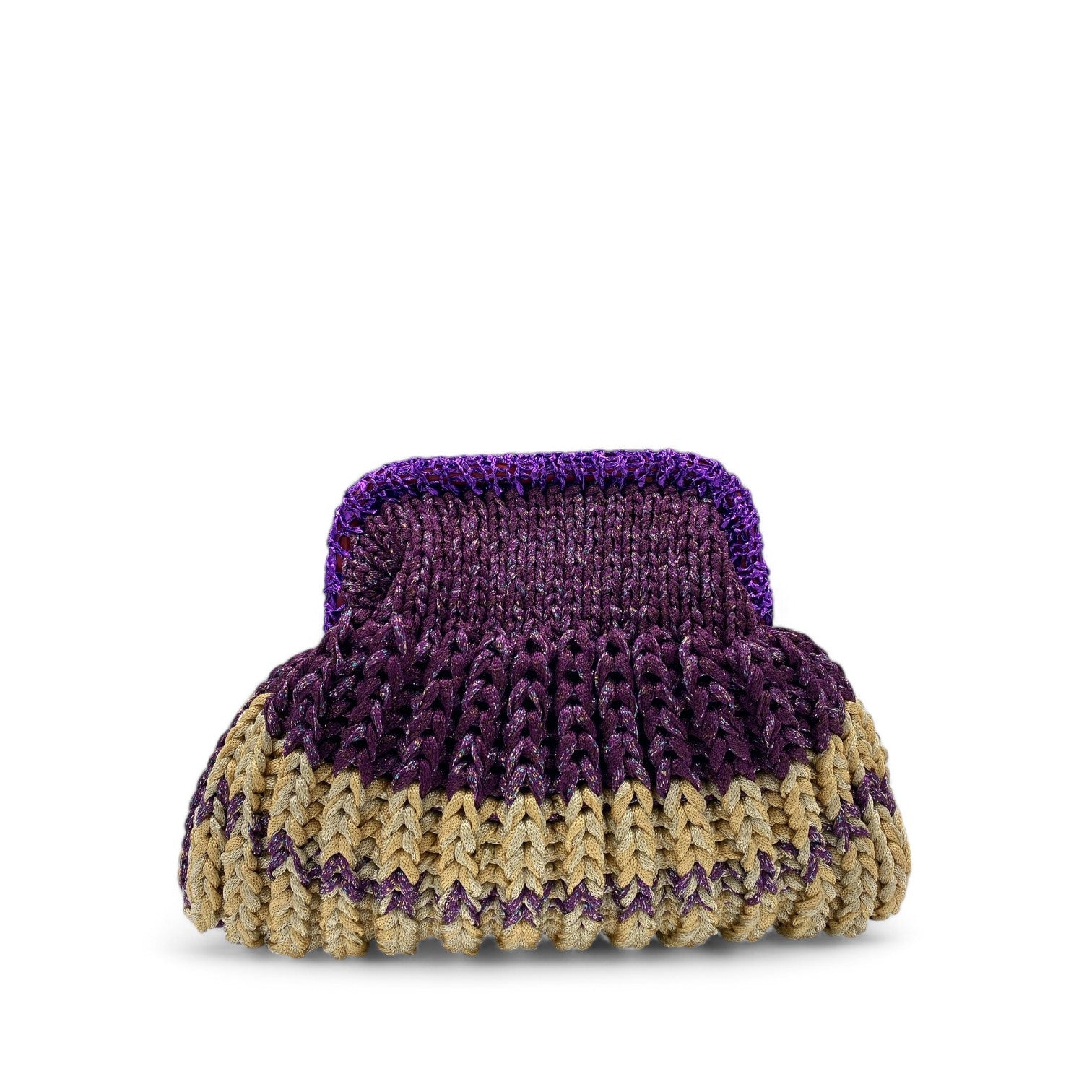 SIS CLUCH -CREM/PURPLE