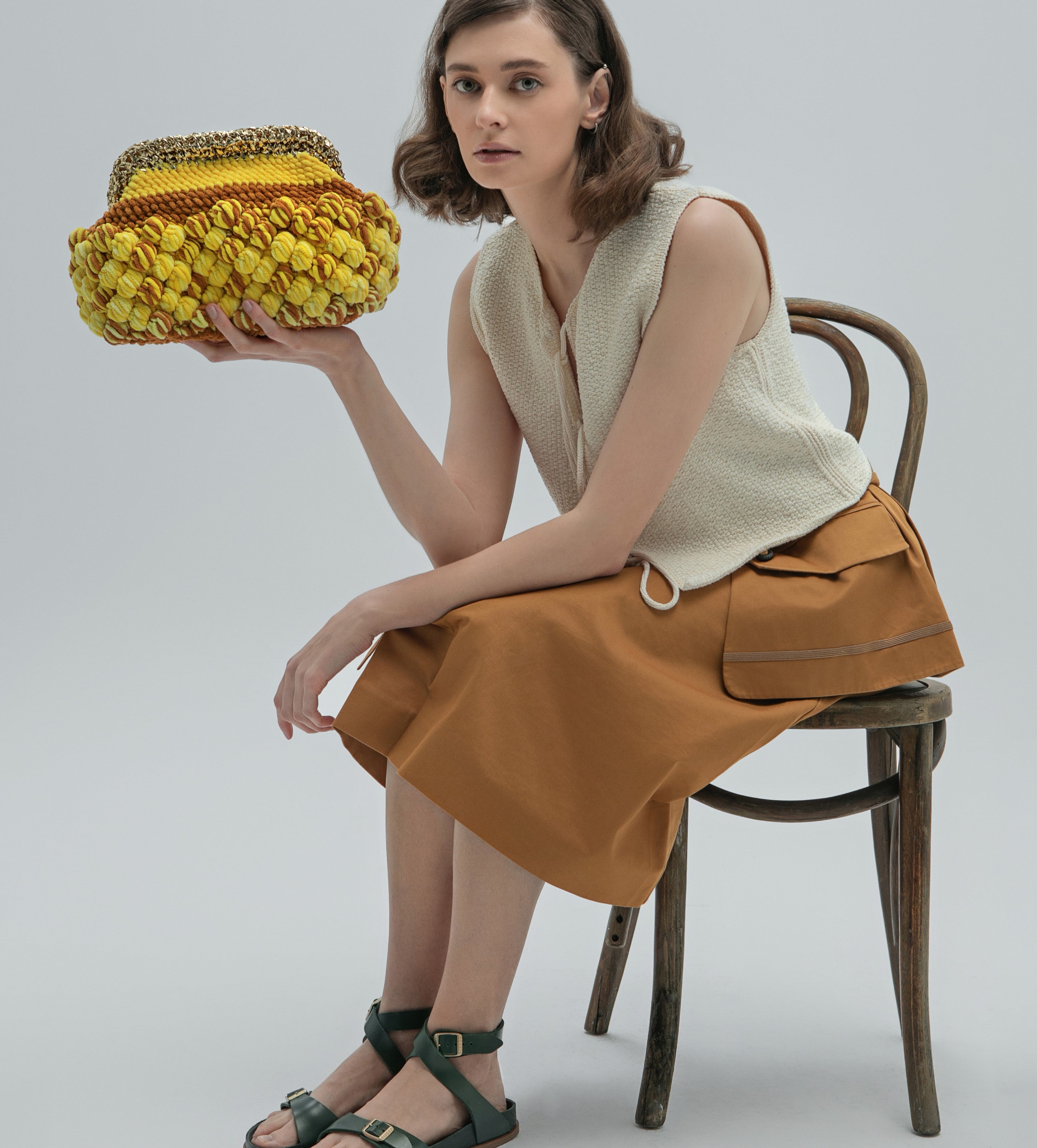 Pochette Candy - Rose/Bordeaux