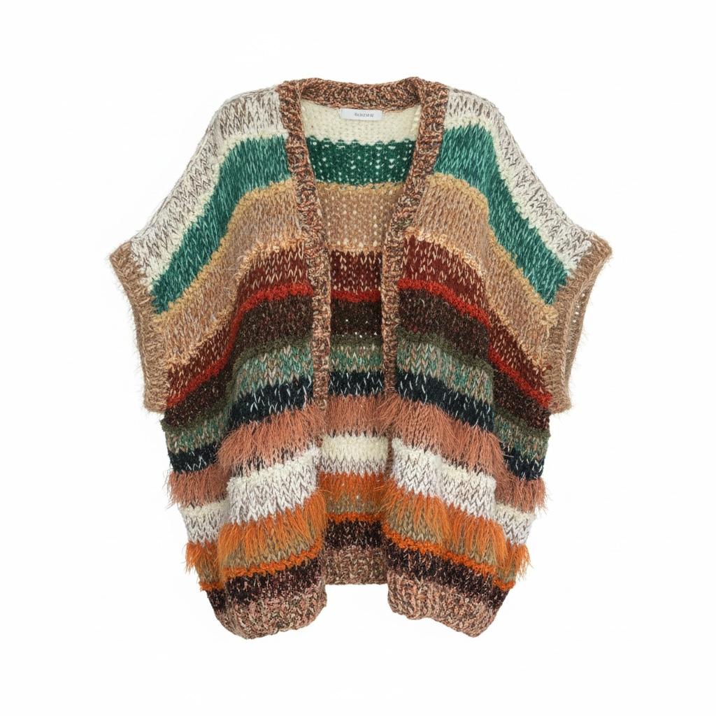 CARDIGAN SANS MANCHES YASEMIN