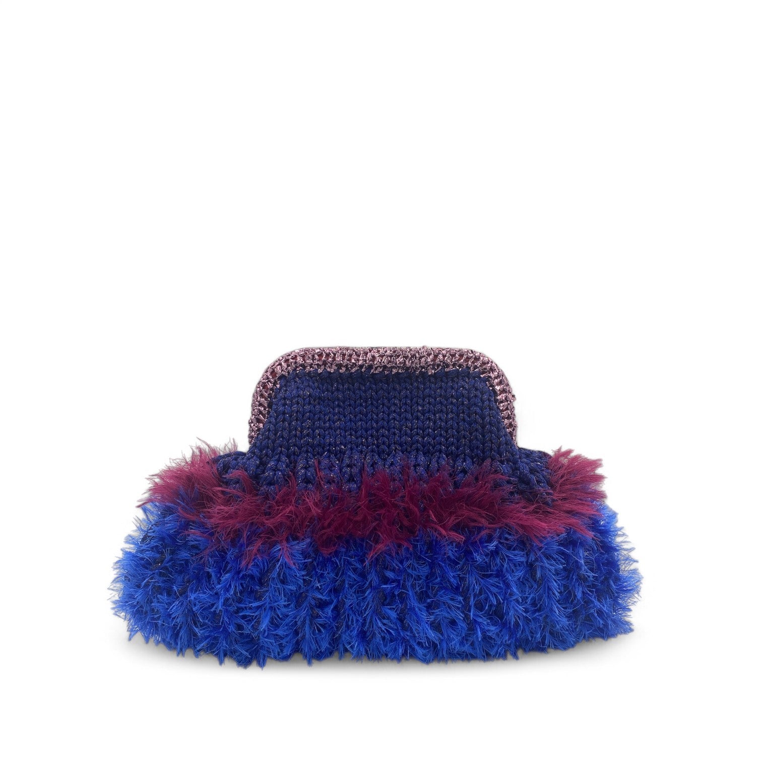 TUY  CLUCH -  BLUE/BURGUNDY