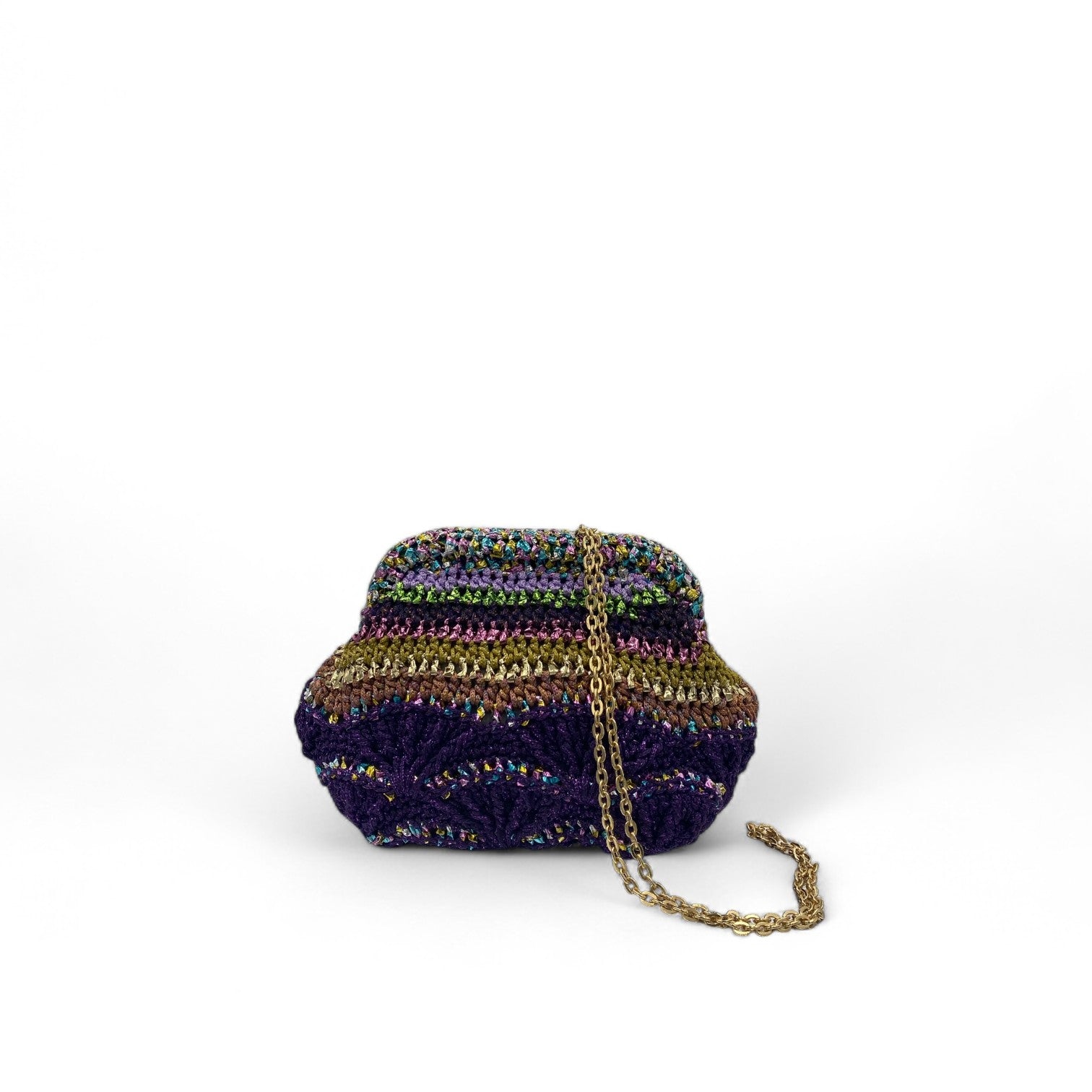 MIDIYE CLUCH - VIOLET MULTICOLOR