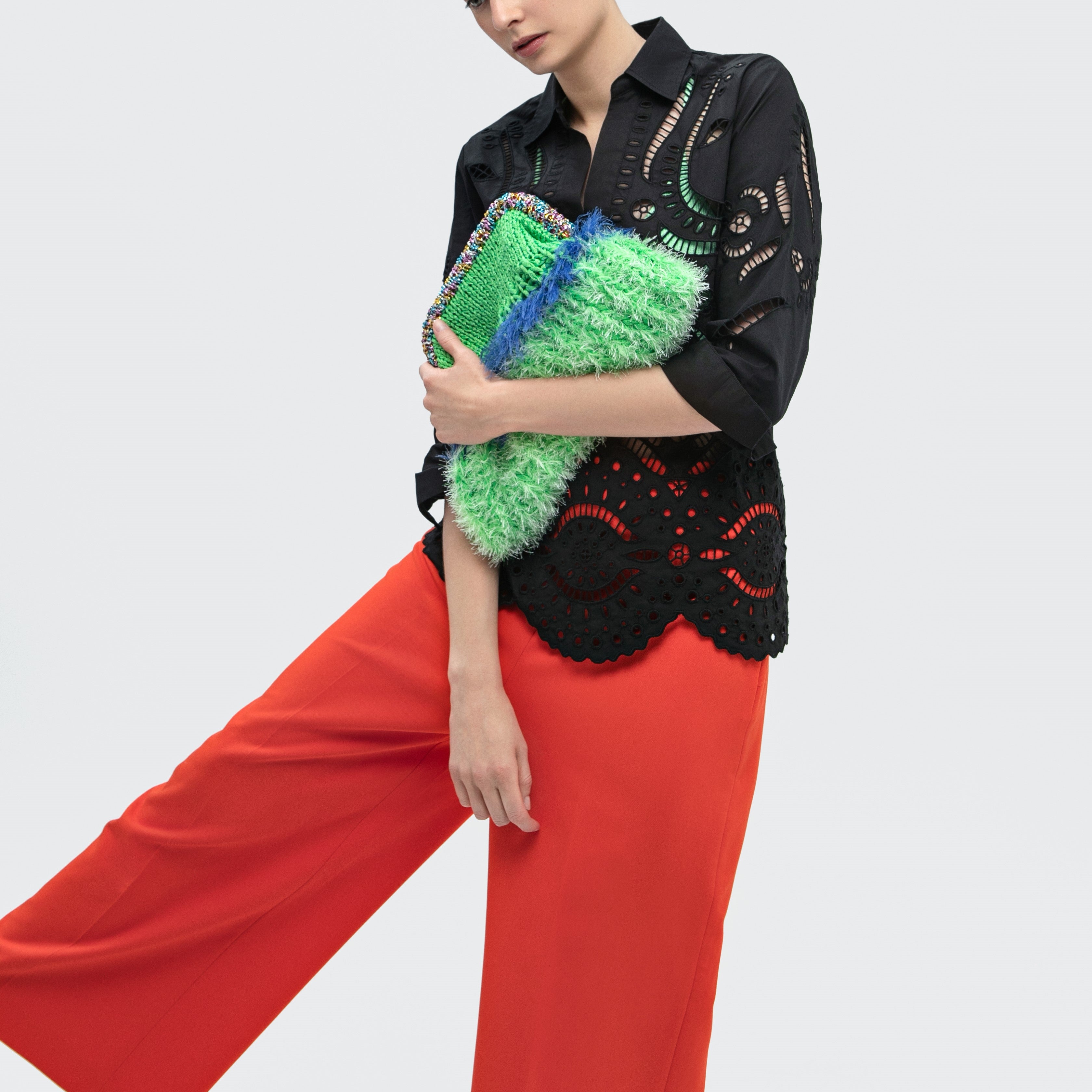 TUY  CLUCH - BEIGE / YELLOW FLUO