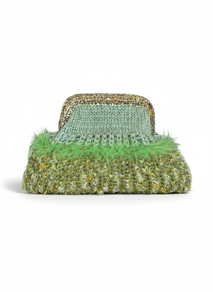Pochette Tuy - Vert/Bleu 