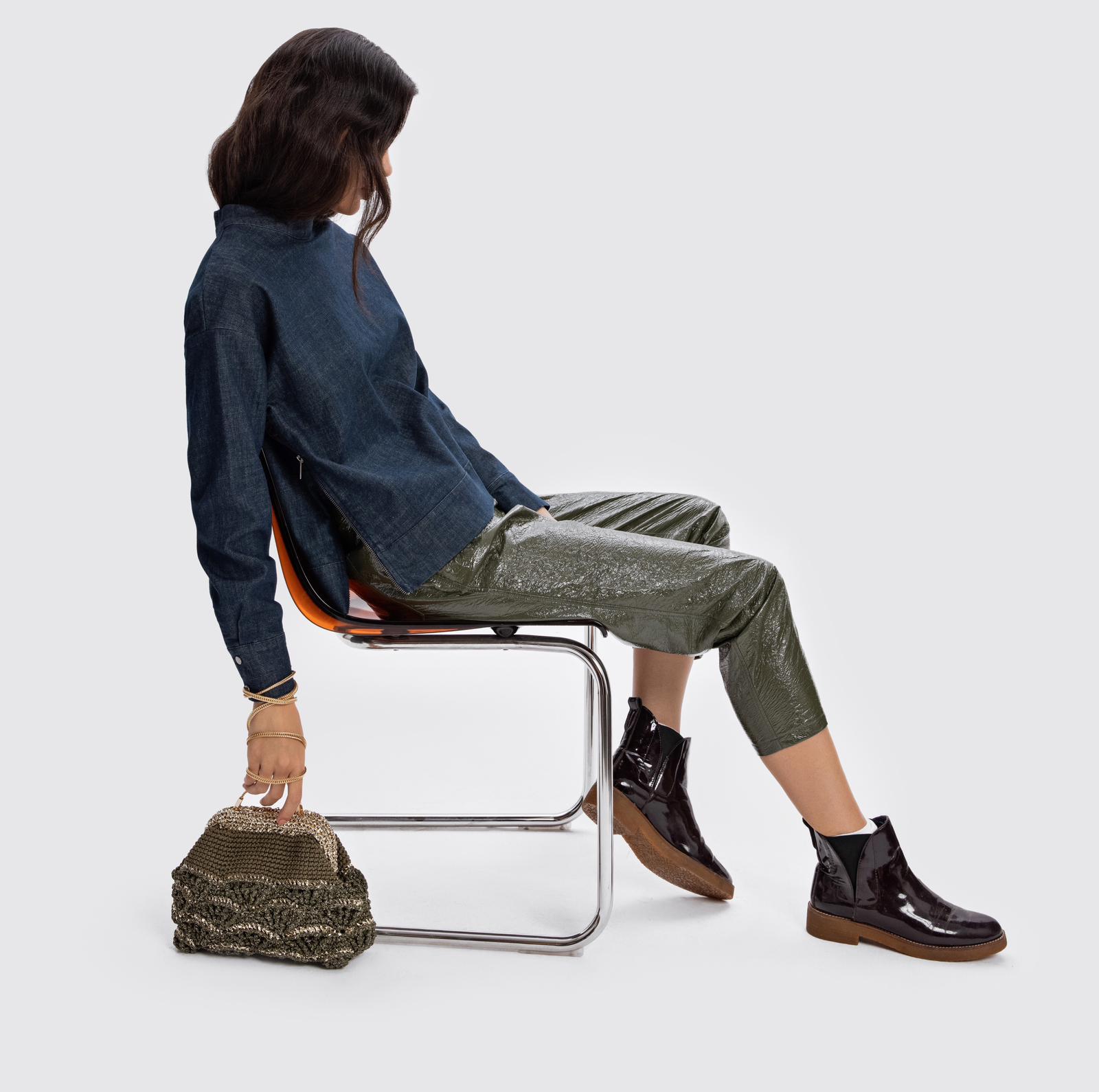 MIDIYE CLUCH - BLACK