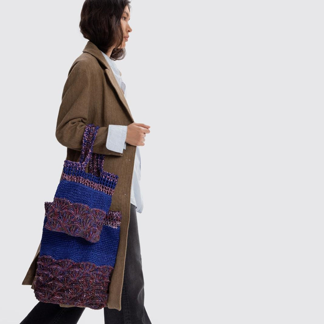 MIDIYE BAG -  WHITE GREY