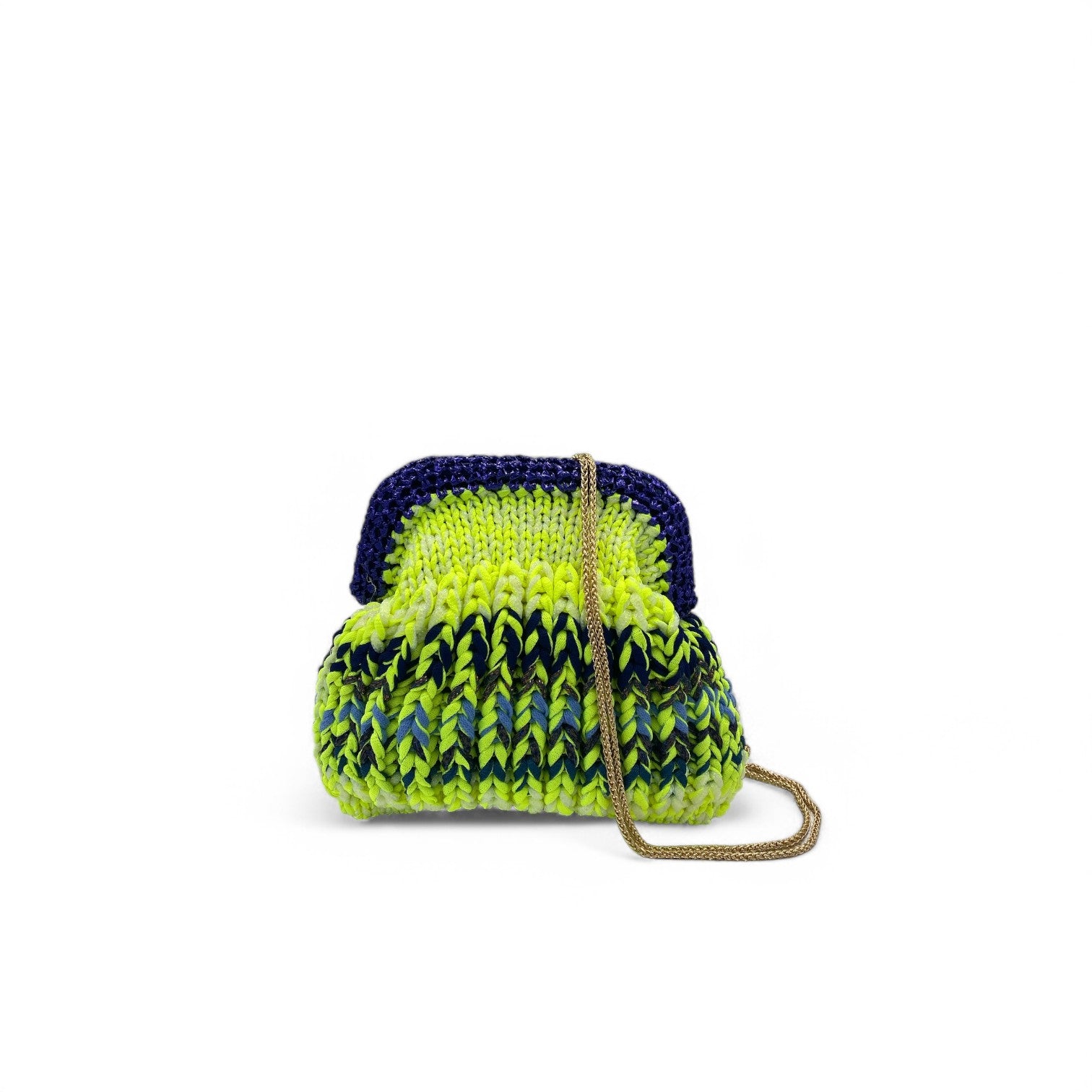 SIS CLUCH -FLUO YELLOW/BLUE XS